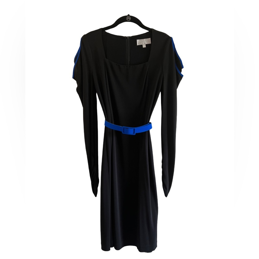 Badgley Mischka Dress with Cold Shoulders